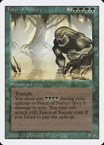 Force of Nature Revised PLD Green Rare MAGIC THE GATHERING MTG CARD ABUGames