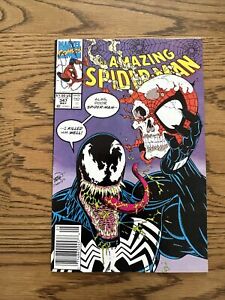 Amazing Spider-Man #347 (Marvel 1991) Venom Cover! Newsstand VF-