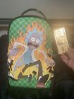 Sprayground Rick And Morty Into The Fury Backpack (DLXV) School Bag NEW