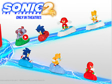 2022 McDONALD'S Sega Sonic 2 The Hedgehog HAPPY MEAL TOYS Or Set