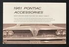 1961 Pontiac Accessories Sales Brochure Car Options Make Driving Fun Vintage