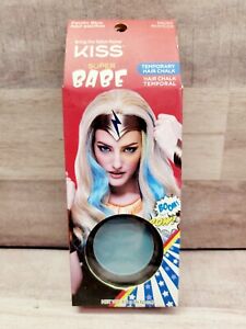 Kiss Super Babe Pacific Blue Temporary Hair Chalk NEW 3.5g 68094 KHHC03 Salon