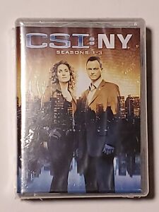 CSI: NY New York - Seasons 1,2,3 (DVD,2018,19-Disc Set) Factory Sealed! USA!