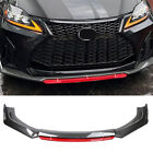 For Lexus Rc-f Rc200 Rc300 Rc350 Front Bumper Lip Spoiler Splitter Carbon fiber (For: 2014 Lexus IS350)
