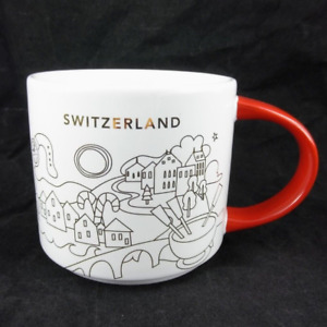 14oz Starbucks 2019 Switzerland Christmas Mug You Are Here Collection