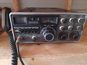 Kenwood Model TS 700A double meter all mode transceiver ham radio 