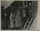 1936 Press Photo New York Dealers bidding to wholesalers for lots of trees NYC