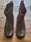 UGG Men's Biltmore Chelsea Brown Leather Boots, Size 12, FREE Shipping!