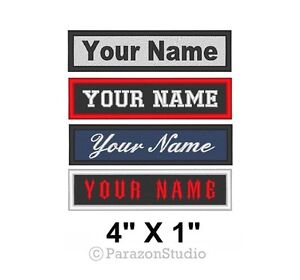 Custom Embroidered Name Tag Sew on Patch Motorcycle Biker Patches 4