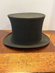 Vintage Thomas Townend & Co Top Hat/Opera Hat Collapsible- 19” Circumference