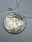 1986 $1 Silver American Eagle 1 Oz .999 Fine Silver Coin -Toning