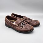 Sperry Mens Size 12 Wetlands Brown Leather Kiltie Tassel Top Sider Loafers Shoes