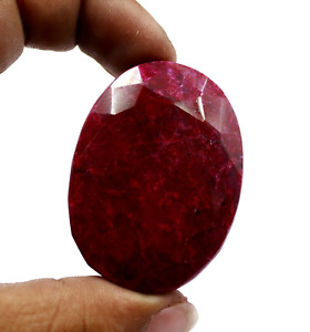 Impressive Red Ruby 220.85 Ct Certified Oval Shape Natural African Gemstone AKA