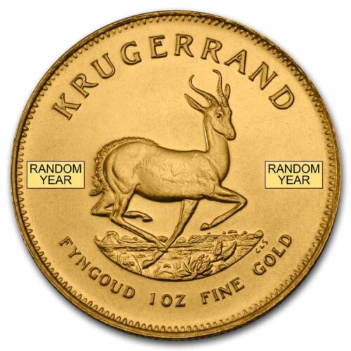 1 oz Gold South African Krugerrand Coin BU Random Year