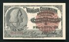 1893 WORLD’S COLUMBIAN EXPOSITION TICKET CHICAGO, IL “COLUMBUS” UNCIRCULATED C
