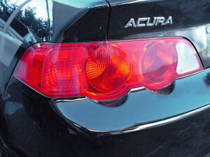 FOR 02-04 ACURA RSX TAIL LIGHT SIGNAL PRECUT REDOUT TINT COVER RED OVERLAYS (For: Acura RSX)