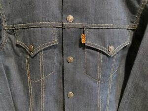 LEVI'S Denim Vintage 1970s-80s Students Orange Tag Blue Jacket Cowboy Tag 674