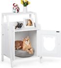 Cat Litter Box Furniture Hidden, Litter Box Enclosure, Pet House Side End Table
