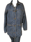 Wrangler women denim barn Chore coat jacket fleece lined SMALL chest 40 Vintage