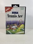 Tennis Ace with Hangtab SMS Sega Master System Vintage Retro Video Game in Box