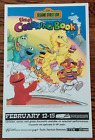 Vintage 1997 Sesame Street LIVE Event Poster - Elmo's Coloring Book 14x22