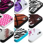 For iPod Touch 5th & 6th & 7th Gen - Hybrid HARD & SOFT Armor Case Cover Skin