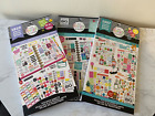3 The Happy Planner Sticker Lot Seasonal, Quotes, Planner Basic Themes 3,813 Pcs