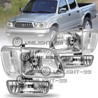 For 2001 2002 2003 2004 Toyota Tacoma Chrome Headlights + Bumper Lights LH+RH (For: 2003 Toyota Tacoma)