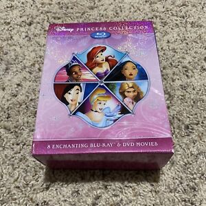 Disney Princess Collection Blu-ray And DVD Discs 8 Movies VGC Free Shipping