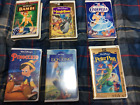 disney masterpiece collections VHS 6 movies 3 rare worth allot of money