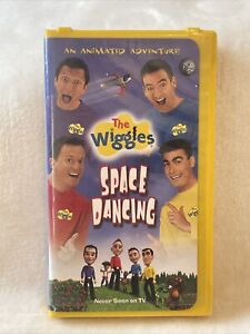 The Wiggles Space Dancing (VHS 2003) CLAMSHELL NEVER SEEN ON TV Animated Y2K