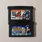 Sonic Advance & Battle set Nintendo Game Boy Advance GBA Japanese ver Tested