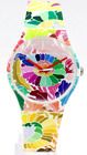 Swiss Swatch Originals Flowerfool Bold Floral Print Silicone Watch 42mm SUOW126