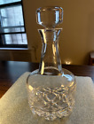 Orrefors Sweden Heavy Crystal Glass Decanter Mid-Century Modern Barware Whiskey