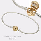 Authentic Pandora Essence Sterling Silver & 14k Gold Bracelet 7.1