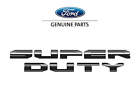 2023-2024 Ford Super Duty OEM Black Platinum Stainless Front Hood Letter Emblems (For: 2023 F-250 Super Duty)