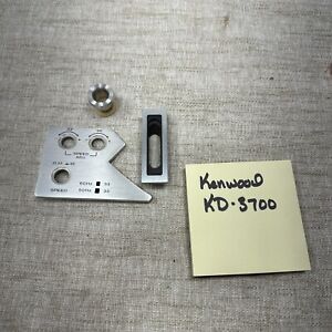 Kenwood KD-3077 Turntable Part Out - Plates Labels Button Lever Covers