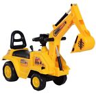 Ride On Car Toy Excavator Digger Pulling Cart Pretend Play Construction Truck
