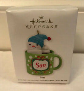 Hallmark Ornament Son 2011     Marshmallow Hot Chocolate   New in the box
