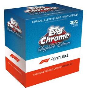 2021 Topps Formula 1 F1 Chrome Sapphire Edition Hobby Box (Sealed)