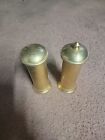 Acciaio Garantito Vintage Solid Brass Salt Shaker And Pepper Mill Missing Handle