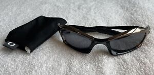 Oakley Splice Black Chrome Sunglasses - Black Iridium - MINT