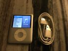 Apple iPod nano 3rd Gen Silver (4 GB)  New battery installed fully functional