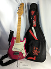 Justice 6 String Electric Guitar Pink