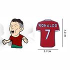 2 Cristiano Ronaldo Portuguese Soccer Player Jersey Enamel Metal Pin