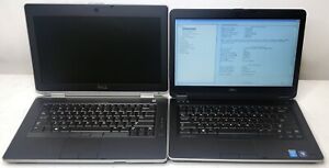 Lot of 2 Dell Latitude E6430 i7-3520M/Latitude E6440 i5-4310M 8GB RAM Laptops