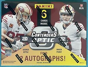 New Listing2022 Panini Optic Contenders Football Hobby Box -Factory Sealed- Brock Purdy RY
