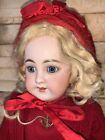 Antique Simon and Halbig 1009 Bisque Head Doll with gorgeous Blue eyes