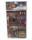 Jurassic World Calculator School Supplies Set 7 Piece Bundle for Back to School