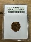 New Listing1930 lincoln cent Ms66rd Anacs Soapbox Old Holder B923